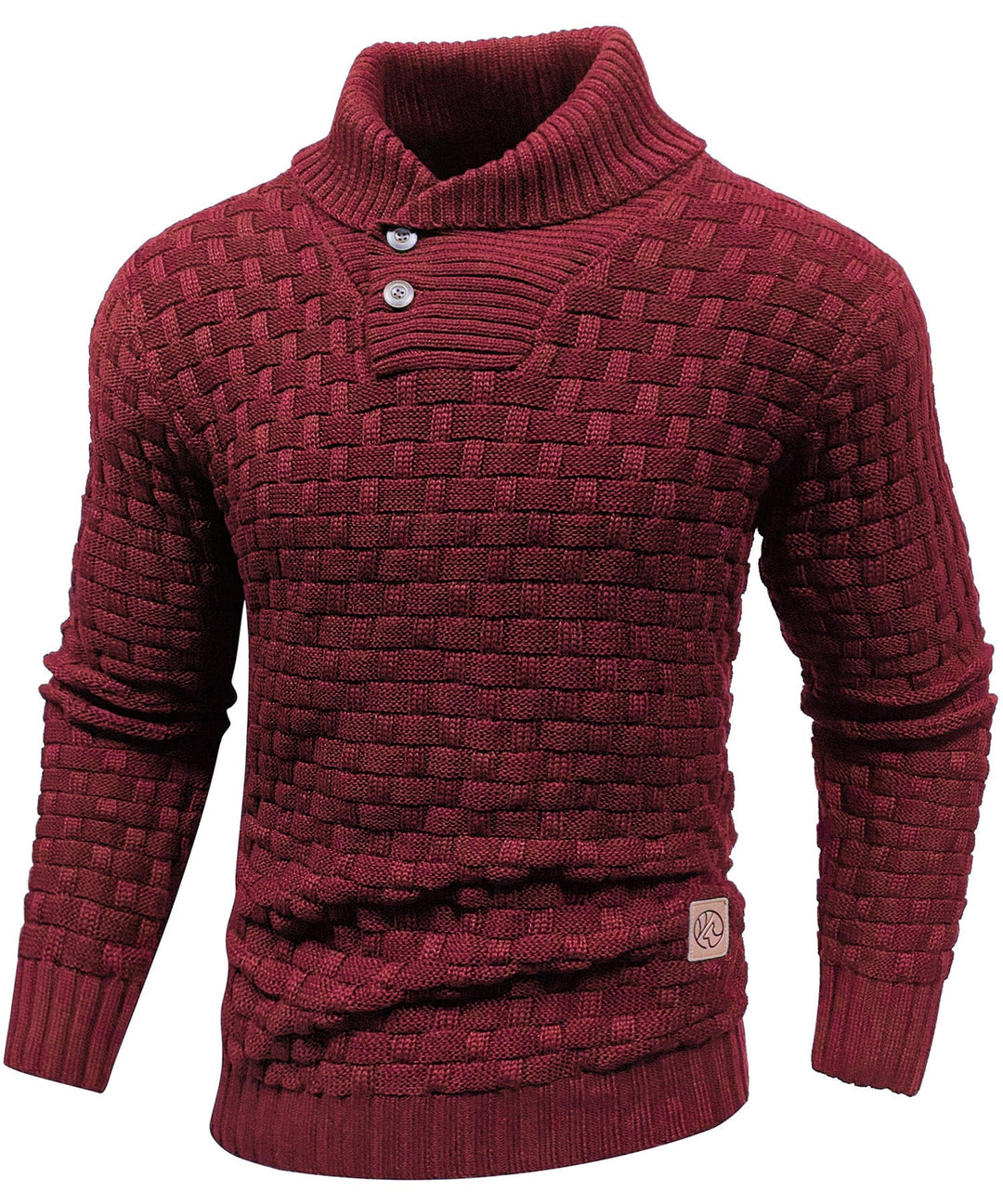Classic Men's Sweater with Ribbed Cuffs