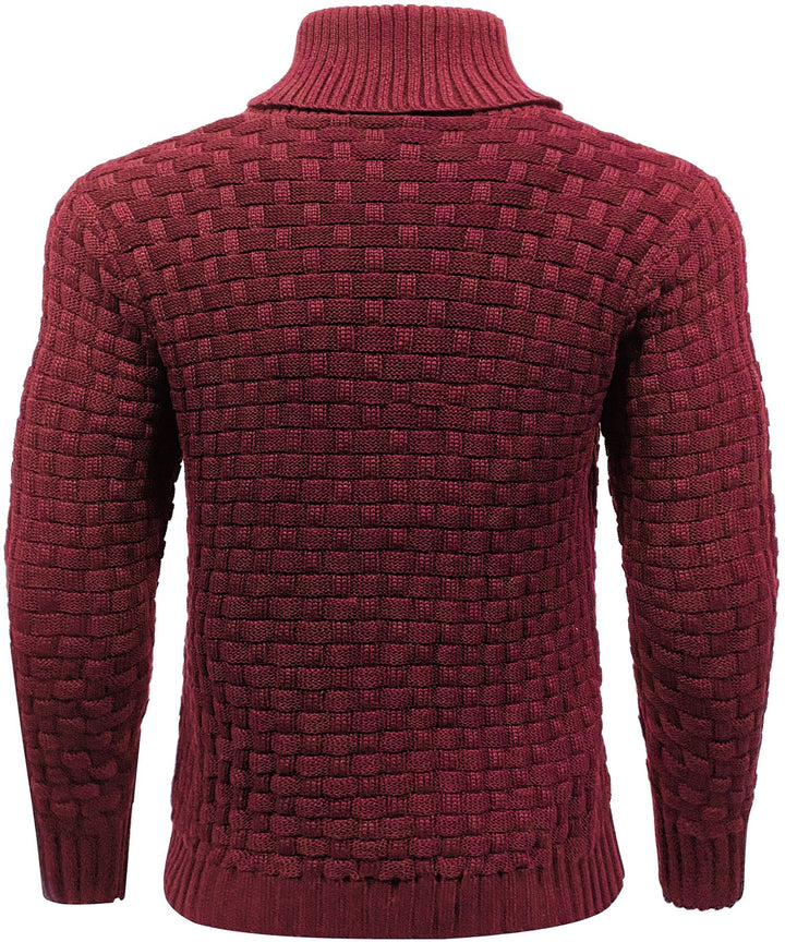 Classic Men's Sweater with Ribbed Cuffs