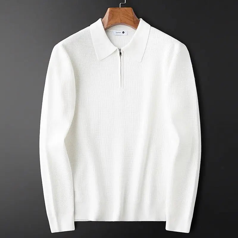 Elegant Men's Quarter-Zip Pullover