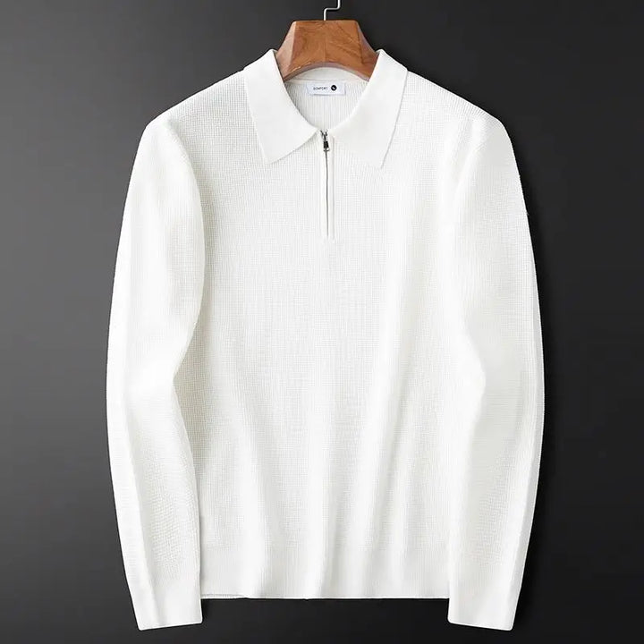 Elegant Men's Quarter-Zip Pullover