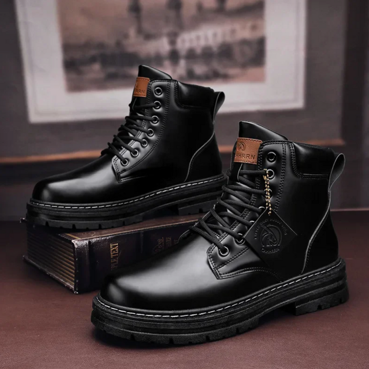 Men's Platform Lace-Up Boots