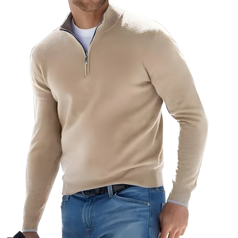 Comfortable Men's Classic Knit Sweater