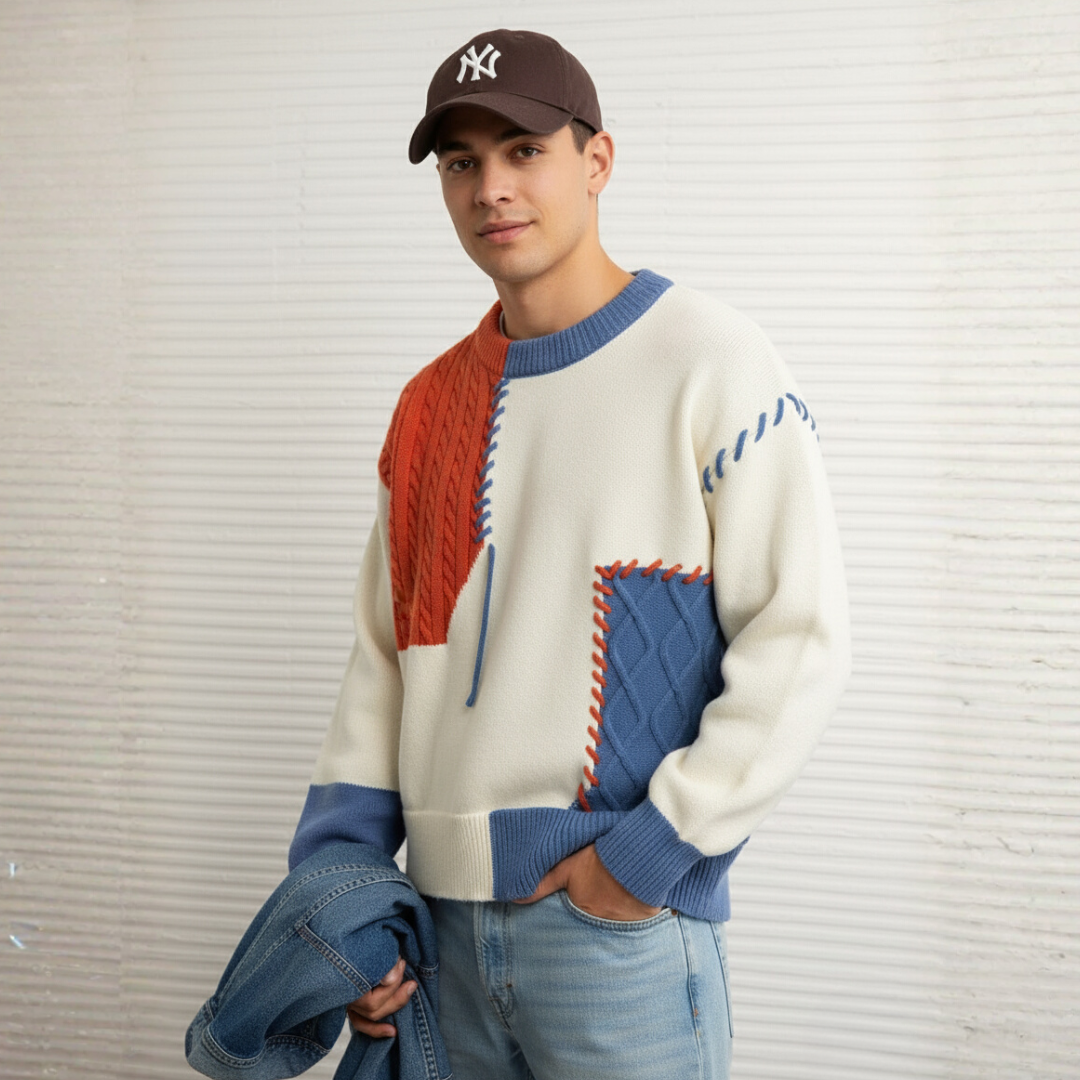 Men's Knitted Chunky Sweater