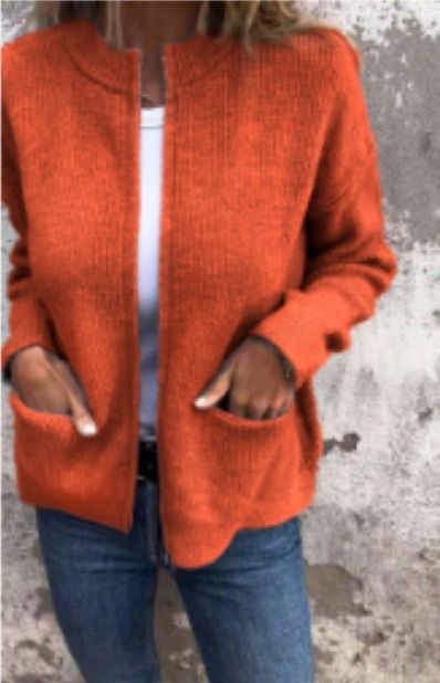 Women's Knitted Zip-Up Cardigan