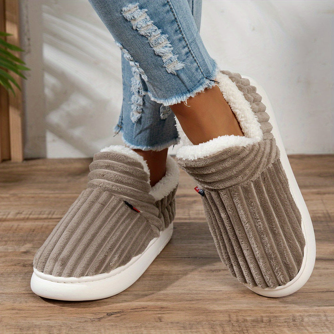 Women's Cozy Slip-On Winter Slippers