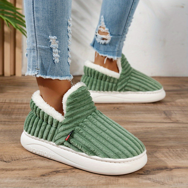 Women's Cozy Slip-On Winter Slippers