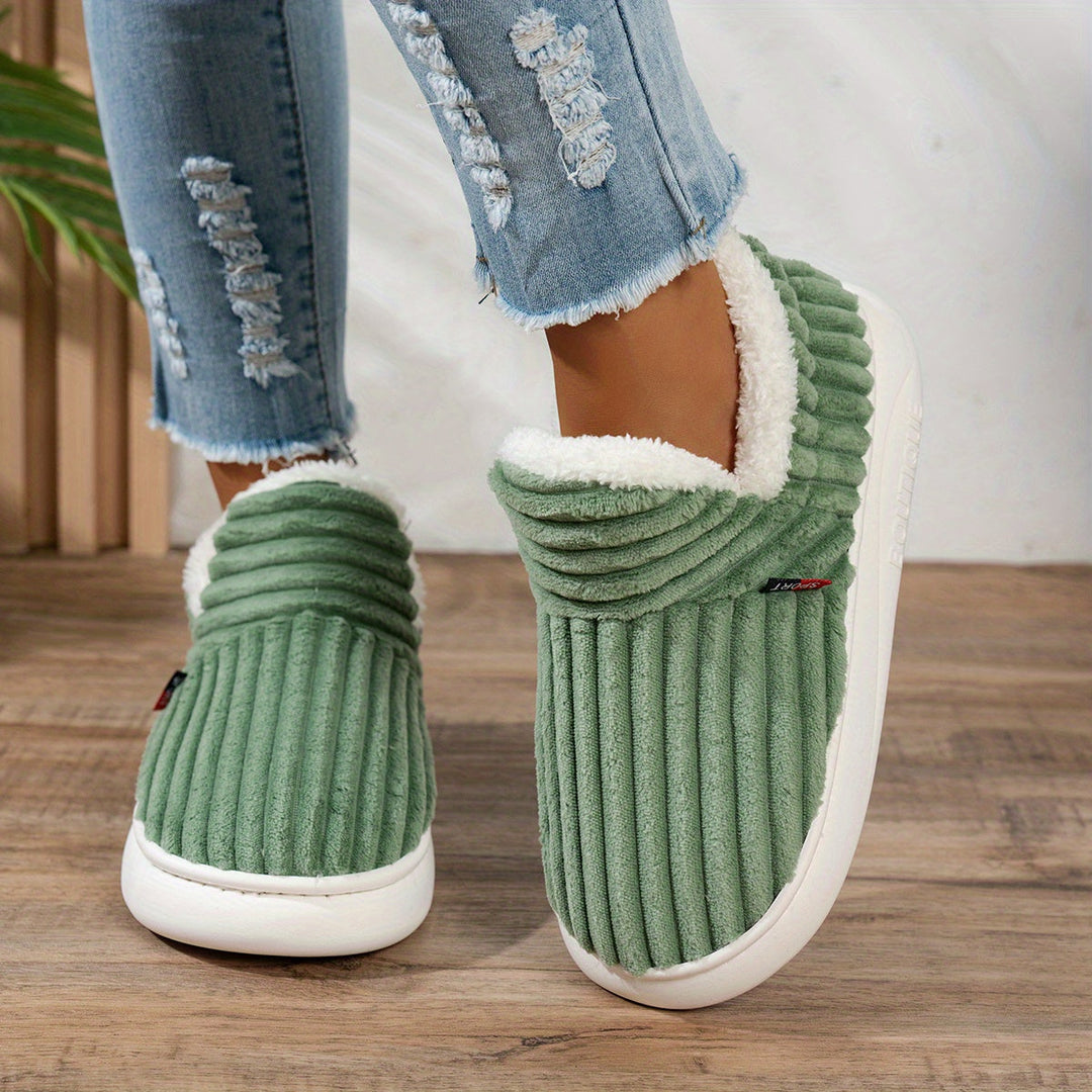 Women's Cozy Slip-On Winter Slippers