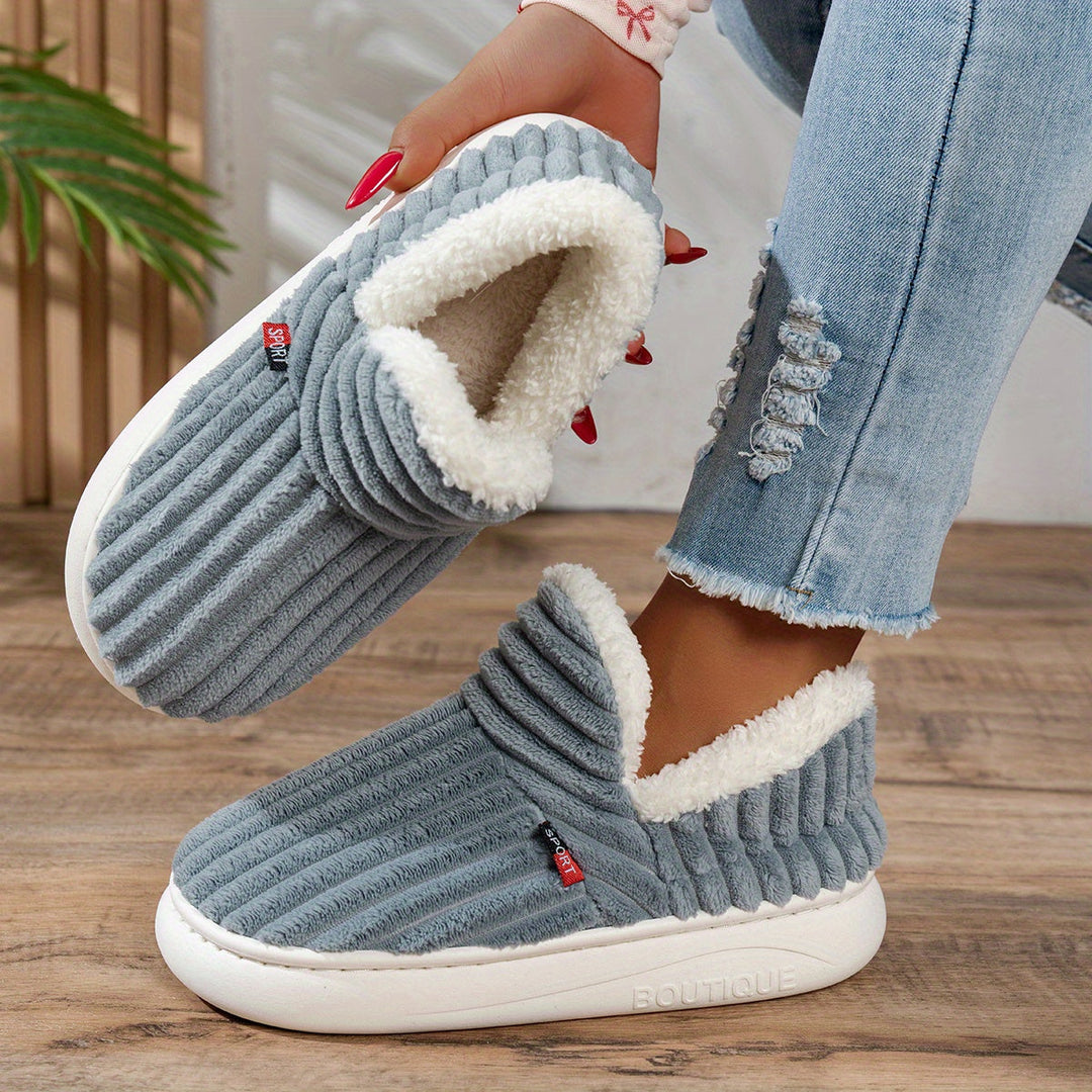 Women's Cozy Slip-On Winter Slippers