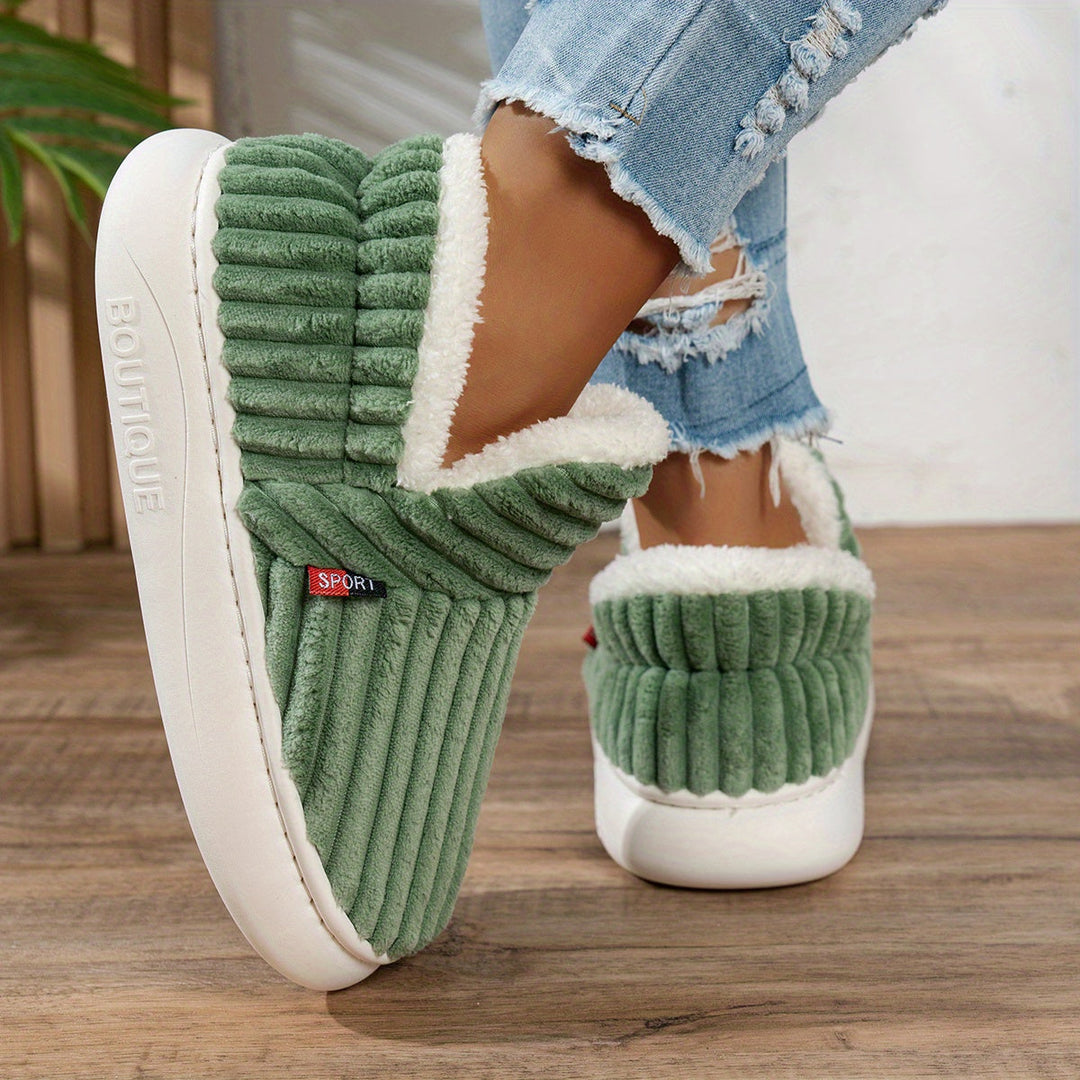 Women's Cozy Slip-On Winter Slippers