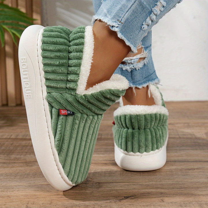 Women's Cozy Slip-On Winter Slippers