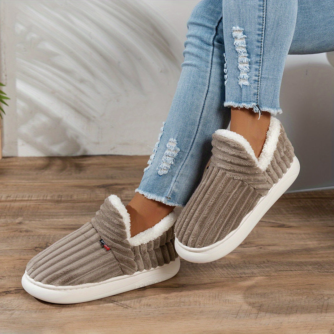 Women's Cozy Slip-On Winter Slippers