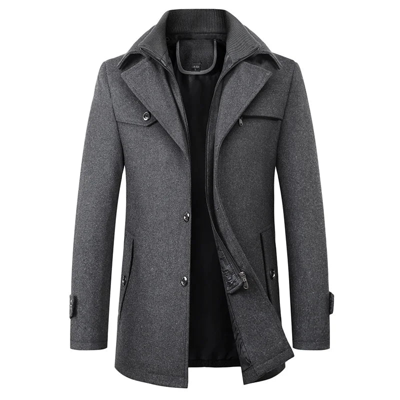 Modern Men's Zip-Up Jacket