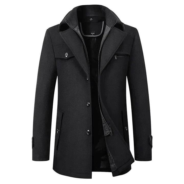 Modern Men's Zip-Up Jacket