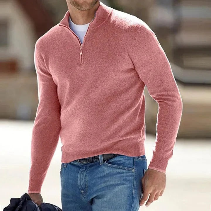 Comfortable Men's Classic Knit Sweater