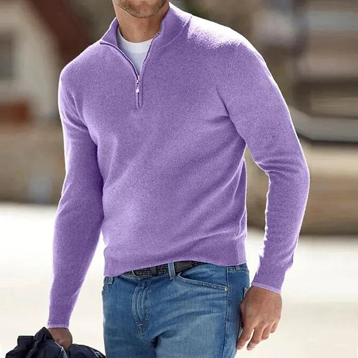 Comfortable Men's Classic Knit Sweater