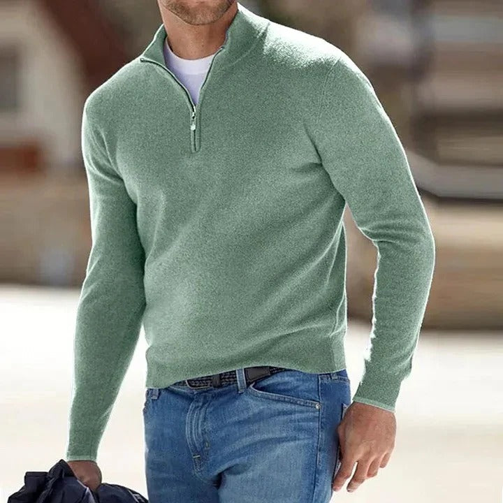 Comfortable Men's Classic Knit Sweater