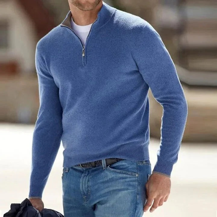 Comfortable Men's Classic Knit Sweater
