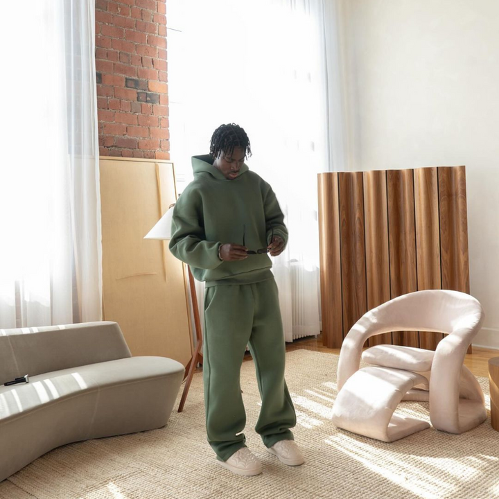 Men's Cozy Ensemble | Hoodie & Trousers Set