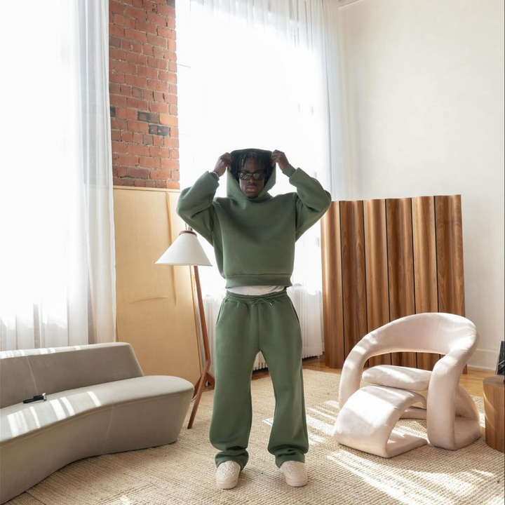 Men's Cozy Ensemble | Hoodie & Trousers Set