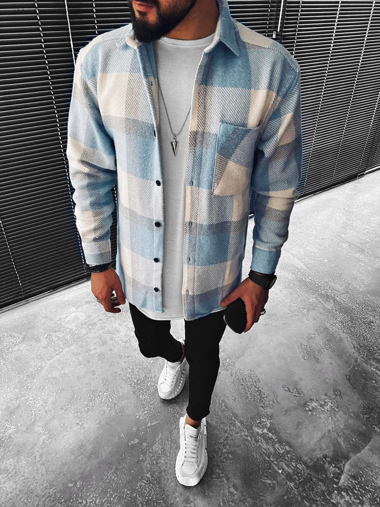 Stylish Men's Casual Shirt Jacket