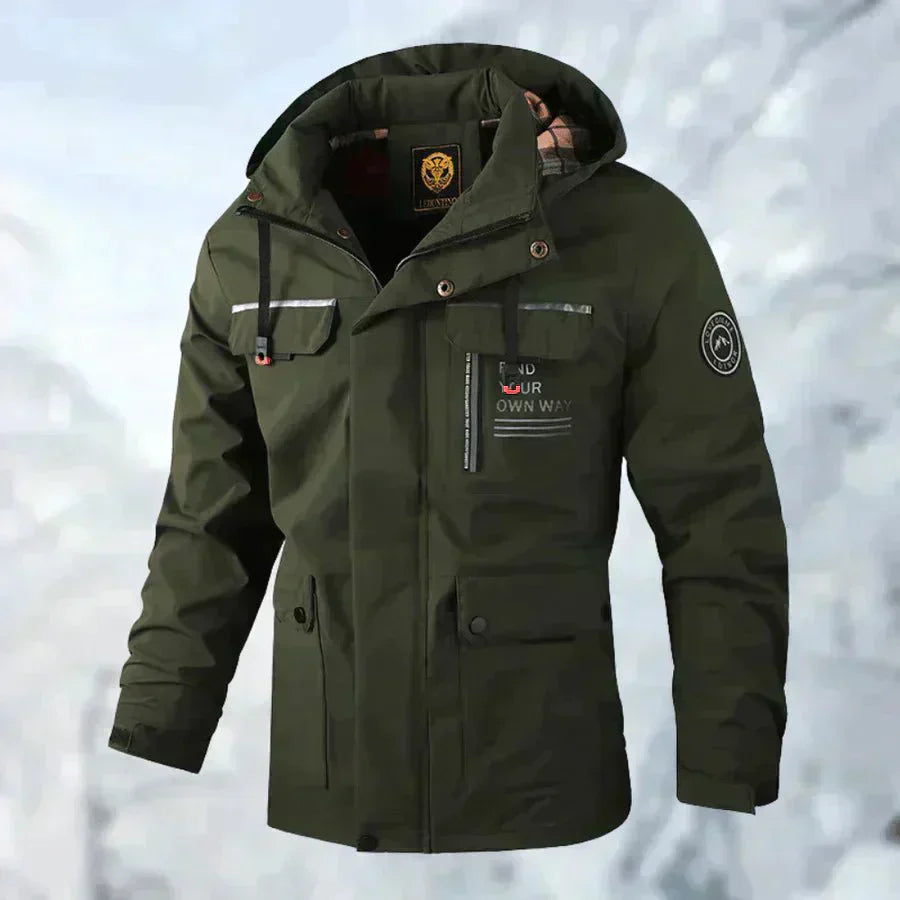 Men's Waterproof Tactical Jacket with Hood