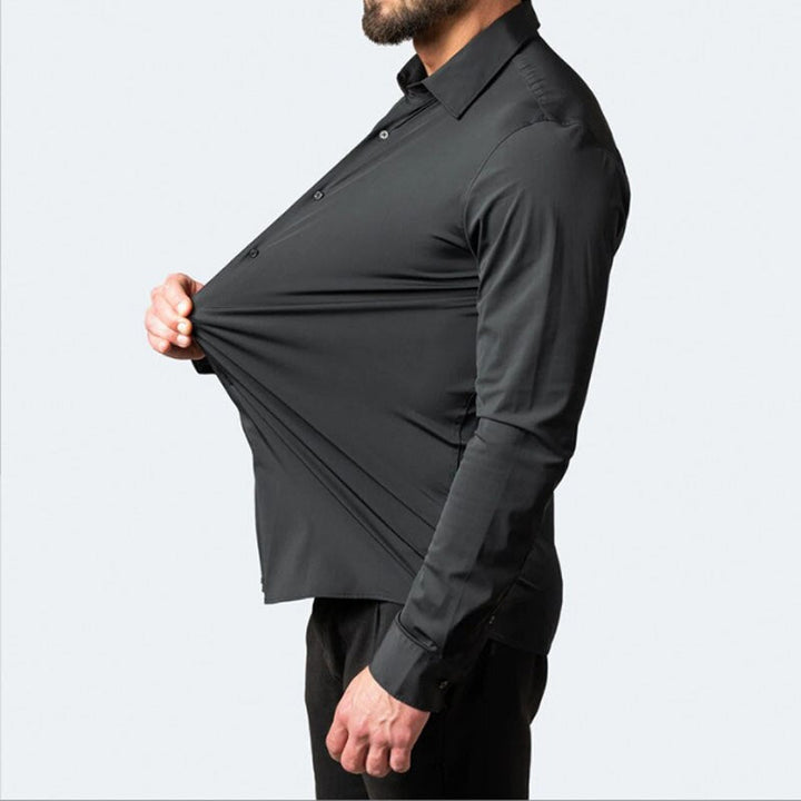 Men's Long Sleeve Stretch Shirt