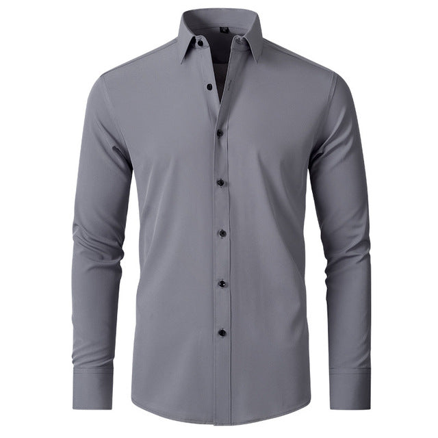 Men's Long Sleeve Stretch Shirt