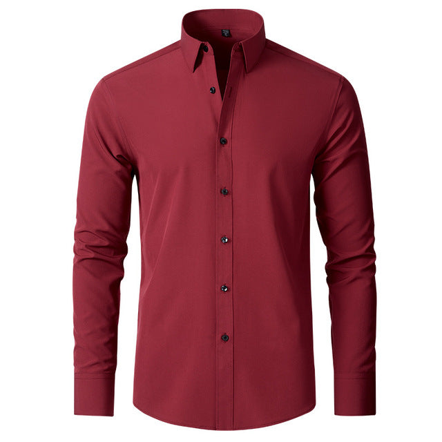 Men's Long Sleeve Stretch Shirt
